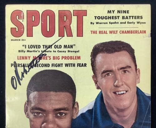 Oscar Robertson Aláírt Sport Magazin Március 1961 Nincs Címke Uralkodók Auto HOF SZÖVETSÉG - Dedikált NBA Magazinok