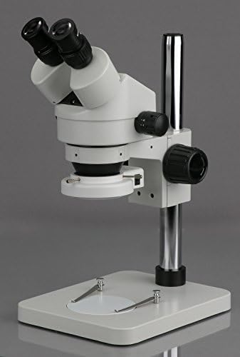 7X-45X Sztereó Binokuláris Mikroszkóp 14 Pillér Állni & 64-LED Gyűrű Fény