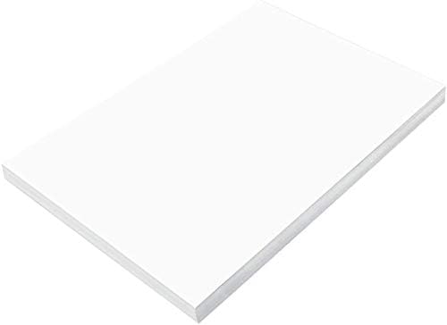 Koccanás (Korábban SunWorks) Építési Papír, Fényes, Fehér, 12 x 18, 100 Lap