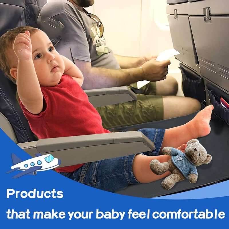 Kisgyermek Repülő Ágy Gyerekek Utazási Ágy - Kisgyermekek Hordozható Repülőgép Ülés Extender Repülőgép lábtartó Utazási Essentials