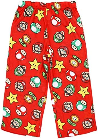 Nintendo Fiú Super Mario Magas Öt Pizsama Hálóruha Szett