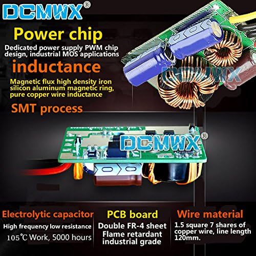 DCMWX Szabályozott Feszültség-Átalakító 12V24V stabil, hogy 13.8 V automatikus buck-boost autó power inverter Bemeneti DC10V-36V