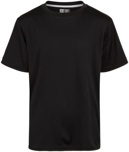 RBX Fiúk Aktív T-Shirt – 4 Csomag sportteljesítményt Rövid Ujjú Sport Póló (Nagy Fiú)
