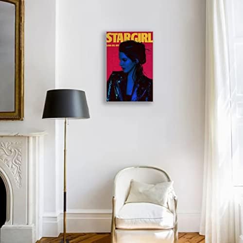 taurox Lana Del Rey Díszítő Festés Vászon poszter 12 x 18 Hüvelykes keret nélküli Wall Art Deco plakátok szoba esztétikai
