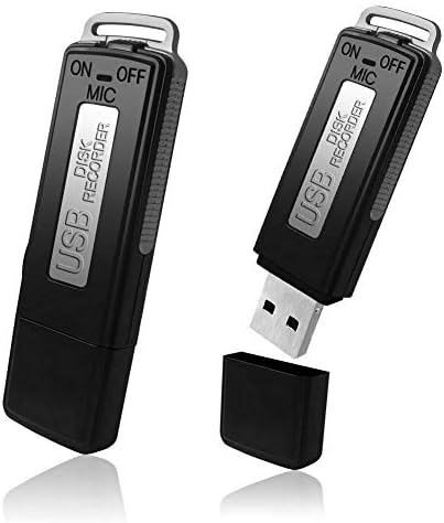 MONGIFI USB Mini Hangrögzítő Audio Digitális, 8 gb-os Akkumulátor Titkos Dolgozik 15Hour Új