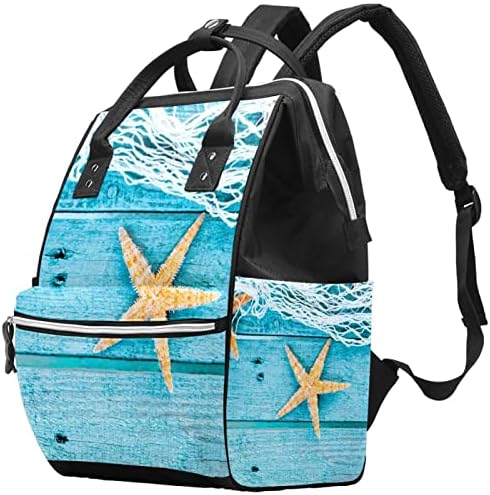 GUEROTKR Utazási Hátizsák, Pelenka táska, Hátizsák Táskában, Blue board csillag minta