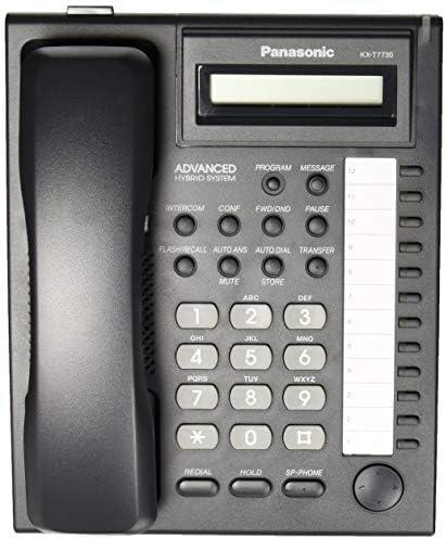 Panasonic KX-T7730 Telefon Fekete (Felújított)