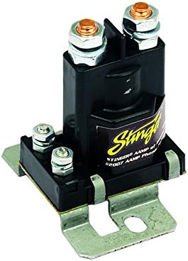 Stinger SGP38 80-AMPERES Akkumulátor, valamint Leválasztó Relé,FEKETE