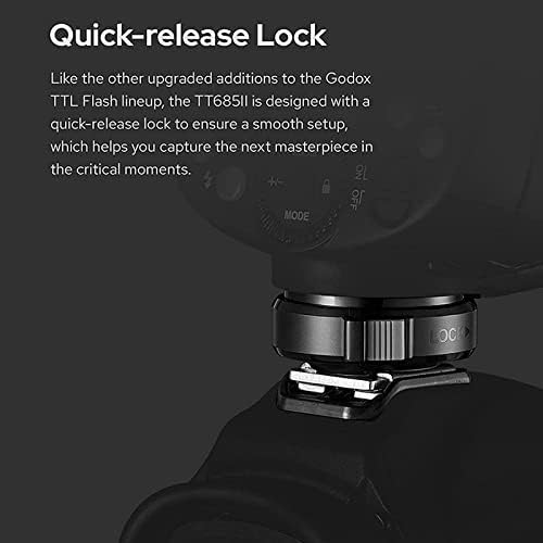 Godox TT685II-N Kamera Vaku Nikon Vaku Speedlight Speedlite Fény Godox XPro-N Flash Ravaszt,TTL 2.4 G GN60 HSS 1/8000S,0.1-2.6 s Újrahasznosítani