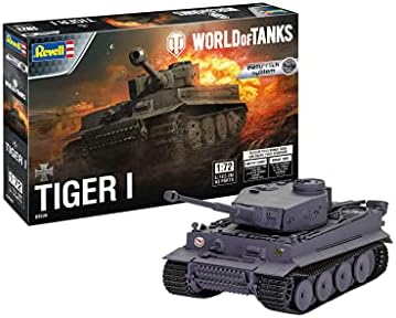 Revell, Színes 03508 Tigris én a World of Tanks 1:72 Méretarányú Műanyag Modell készlet
