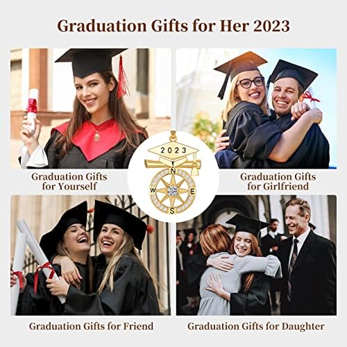 Meeshi Érettségi Ajándékot Neki 2023, Érettségi Kap Nyaklánc Női Diplomaosztó Ajándék Lányoknak Végzős középiskolai Érettségi Ékszerek