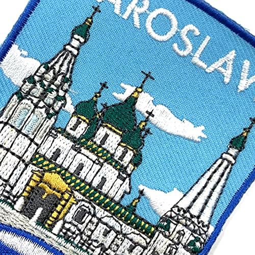 Egy-EGY 3 DB-os Csomag - Jaroszlavl Város Hímzés+Oroszország Zászlót Kitűző, Oroszország Hazafias Javítás, Dekorációs Ajándék, DIY