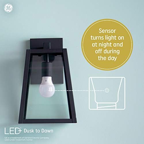 GE LED Világítás+ Alkonyat Hajnal Kültéri LED Izzók, Napfény Érzékelő, Automatikus Be/Ki Fény Érzékelő Izzók, Puha, Fehér, 19 Izzók (3 Csomag)