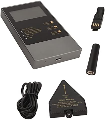 KUIDAMOS Hiba Érzékelő, Kompakt Vezeték nélküli Jel Érzékelő két Hangszóró Magas Érzékenység 50MHz‑8GHz a Bevásárlóközpont Fürdőszoba(WT10)