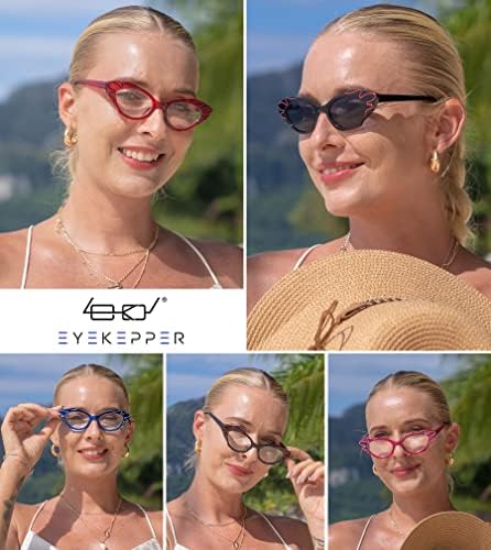 Eyekepper 5-pack Olvasó Szemüveg a Nők Kis Lencse Macska-szem Olvasók