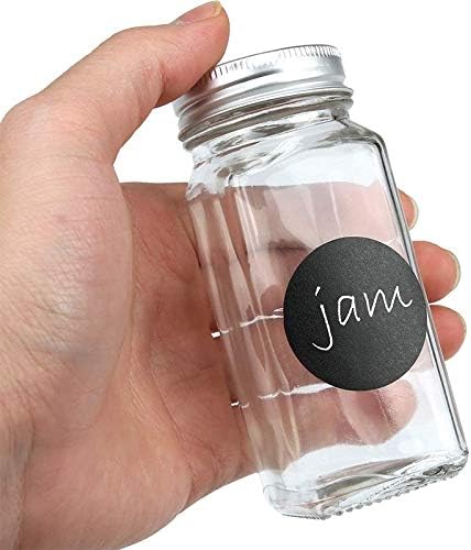 SHYPT Tartály Meghatározott Üveg Fűszer Jar fűszerkeverék Só, Bors Shakers Fűszerezés Üveg Konyhai Kiegészítők (Méret : 16PCS/Szett)