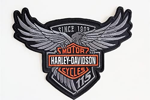 Harley Davidson Sas ( XL Méret) Hímzett Javítás Vasalót, 7- a 6- a