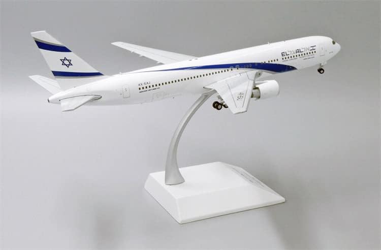 JC Szárnyak, az EL-AL Izraeli Légitársaság Boeing 767-300(ER) 4X-EAJ állvánnyal Limited Edition 1/200 FRÖCCSÖNTÖTT Repülőgép Előre