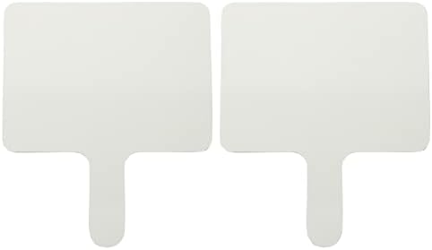 Tofficu Fehér Tábla Kawaii tanszerek 2db Törölhető Kétoldalas Írás Táblák Kézi Játék Interaktív Táblák (Fehér) Kézi Szárazon törölhető Táblák