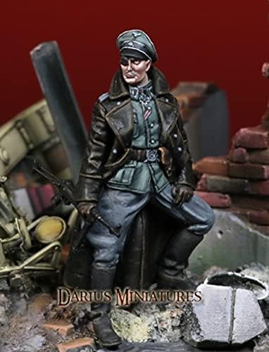 Darlius Miniatűr 1/35 második VILÁGHÁBORÚ német Fegyveres Őr-Tiszt Agglegény Gyanta Készlet DMF35045