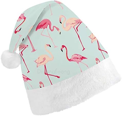 Karácsony, Mikulás Sapka, Flamingo Karácsonyi Ünnepi Kalap Felnőttek számára, Unisex Kényelem Karácsonyi Kalapok Új Évet Ünnepi