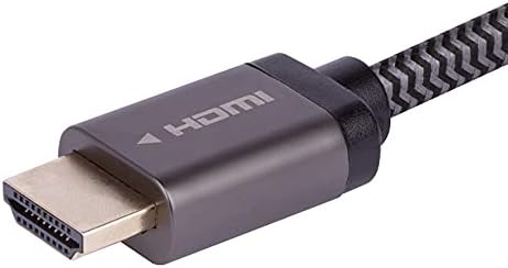 Monoprice 8K Hitelesített Fonott Ultra High Speed HDMI 2.1 Kábel - 15 Láb - Fekete (5 Csomag) 48Gbps, Kompatibilis Sony PS