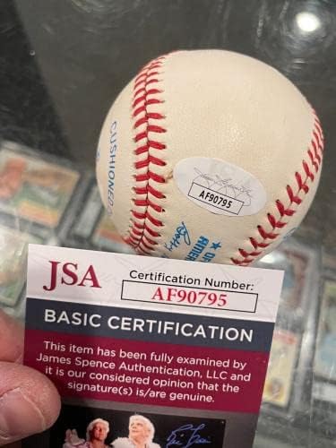 Jim Harcsavadász A Yankees Hof Egyetlen Dedikált Baseball Szövetség - Dedikált Baseball