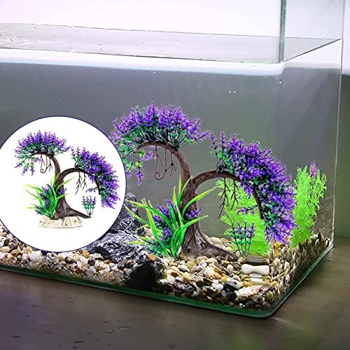 JANEMO akvárium Dekoráció,Mesterséges Akváriumi Növények,Használt Háztartási vagy Irodai Akvárium Szimuláció Műanyag Hidrokultúrás Növények(1)