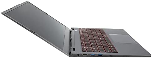 Naroote Laptop, Számítógép, 100-240V AllinOne, 6 Mag, 12 Szál, 16GB RAM, 128GB ROM, 15.6 FHD Kijelző, Laptop Ujjlenyomat Kinyit