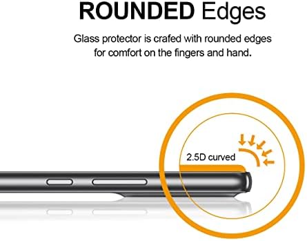 Supershieldz (3 Csomag) Célja a Samsung Galaxy A54 5G Edzett Üveg kijelző Védő fólia, Anti Karcolás, Buborék Mentes