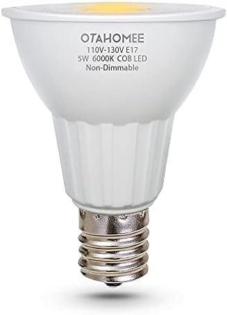 OTAHOMEE E17 LED Izzó,E17 Köztes Alap Típusa R14 Reflektor 5W(60W Egyenértékű) Fényes Reflektor Izzó Használt Olvasó Lámpa,asztali Lámpa,Szekrény