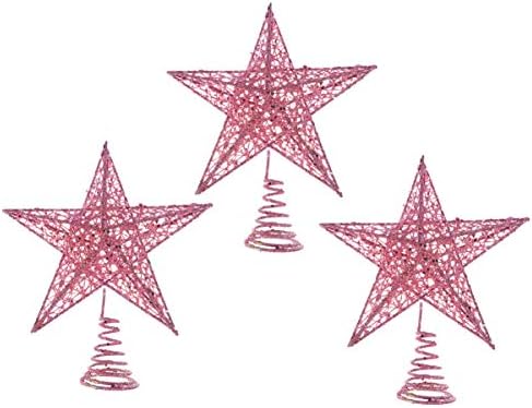 BESPORTBLE Karácsonyi Dekoráció, karácsonyfa Toplisták Csillagok, Dekoráció, Dísz, Otthon Beltéri Kültéri Csillogó fa tetején,