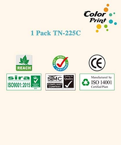 ColorPrint Kompatibilis Toner Patron Csere TN-221 TN-225 TN-225C TN225C Munka MFC-9130CW 9330CDW 9340CDW 9340CW HL-3140CW 3150CDW