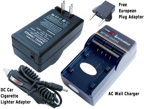 iTEKIRO Fali DC Autó Akkumulátor Töltő Készlet Panasonic VDR-D220EB-S + iTEKIRO 10-in-1 USB Töltő Kábel