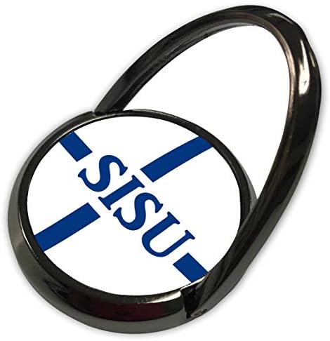 3dRose InspirationzStore - Tipográfia - Sisu - finn Szó a Sztoikus erős Akarat - Finnország Design - Telefon Gyűrű (phr_321408_1)