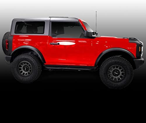 IAG én-Line 4pc Külső Sarok Védelem Kit illik Ford Bronco 2021 2022 2023+ Matt Fekete