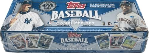 2005 Topps Gyári Lezárt, Teljes Baseball Kártya Szett 5 Bónusz Első Évben Kártya Hobbi Verzió