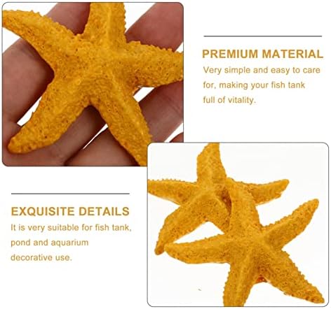 POPETPOP Mini Gyanta Starfishs Hamis Seastar: 2db Ceruza Ujját Starfishs Tengeri Kagyló Strand Kézműves Akvárium akvárium Esküvői Otthon