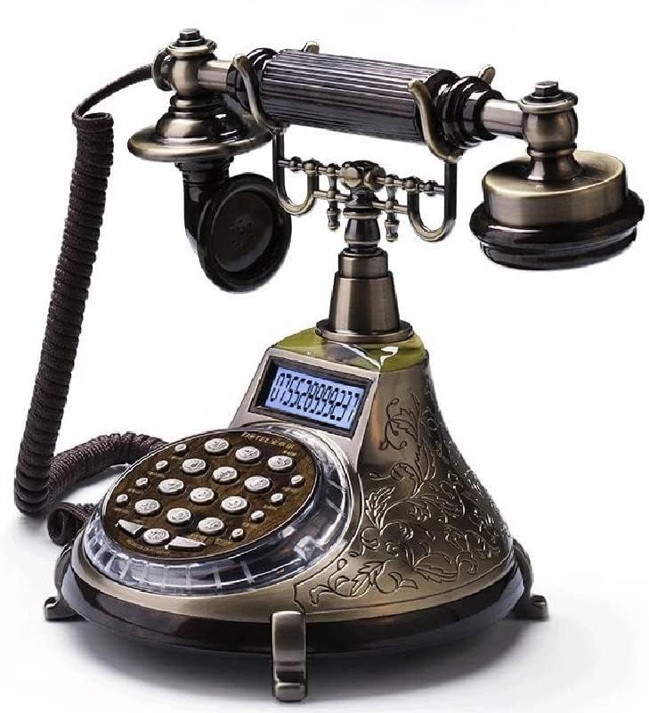 DLVKHKL Klasszikus Telefon-telefone fixo Gombot, Tárcsázza a Vezetékes Telefon Antik Office Home Study Room telefono