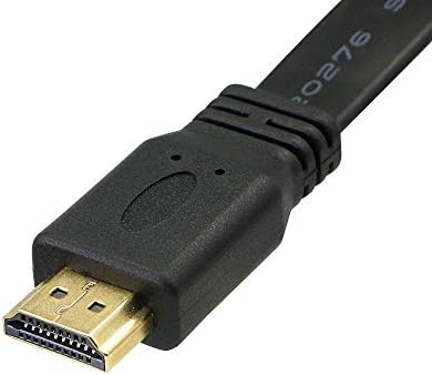 CERRXIAN 1FT Lapos, Vékony, Nagy Sebességű Bi-Directional DVI (24+1) Male-HDMI Férfi Adapter Kábel, 30 cm-t(Beleértve a Két Vége)