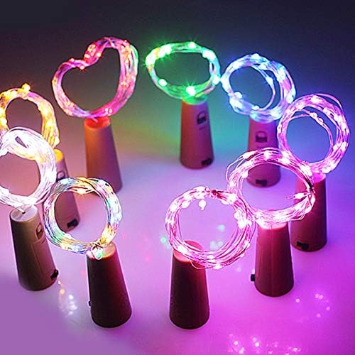 2db 30 Led Kreatív Parafa Fény Húrok Boros Üveg Dugó LED-Jar String Fények Kertben, Esküvő, Születésnap, Karácsony, Dekoráció,