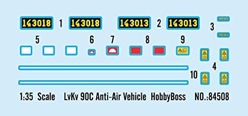 Hobbyboss HBB84508 1:35-LvKv 90c Anti-Légi Jármű