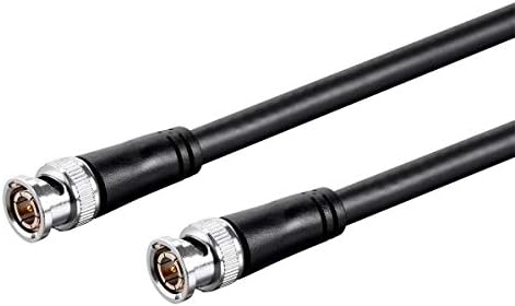Monoprice SDI BNC Kábel - 50 Láb - Fekete, 12Gbps, 16 AWG, Kettős Réz, Alumínium Árnyékolás, átadhatók az UHD-SDI Videó Jelek -