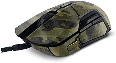 MightySkins Fényes Csillogó Bőr Kompatibilis SteelSeries Rivális 5 Gaming Mouse - Zöld Álcázás | Védő, Tartós, Fényes Csillogás