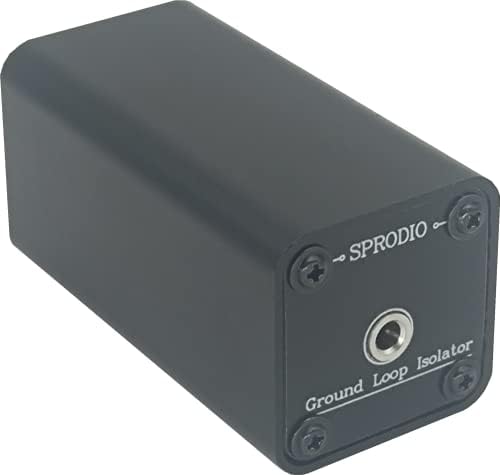 SPRODIO 3,5 mm-es Föld Hurok Zaj Isolator, 1/8 Aux Zaj Szűrő Otthoni Audio Rendszer/Autó Audio, Bent van Audió Csatlakozó leválasztó