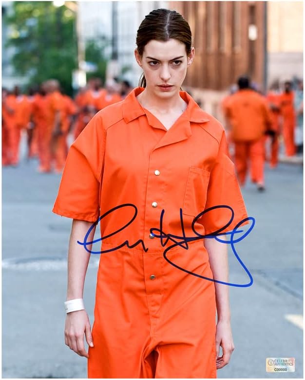 Anne Hathaway Dedikált 2012 A Sötét Lovag-felemelkedés Selina Fogoly 8x10 Fotó