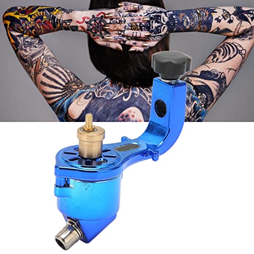 Rotary Tetováló Gép, Könnyű, Professzionális Tetoválás Motor Fegyvert RCA Felület Body Art Tetováló Művészek Kezdők(Kék)