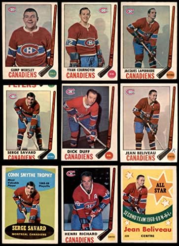 1969-70 O-Pee-Chee Montreal Canadiens Csapat készen áll Montreal Canadiens (Set) VG Canadiens
