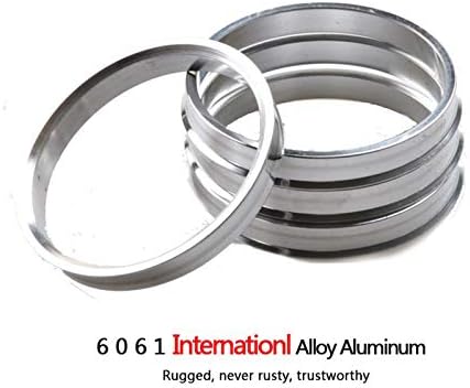 DCVAMOUS Ötvözött Alumínium Hub Központú Gyűrűk 106 78.1, Állítsa be a 4 - Teljesítmény Csap Hubrings illik 78.1 mm Jármű Hub, illetve
