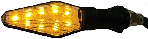 MotorToGo Fekete Szekvenciális Lámpa irányjelző Lámpák LED-es irányjelző Index Mutatók Kompatibilis a -os Suzuki 650 Vstrom